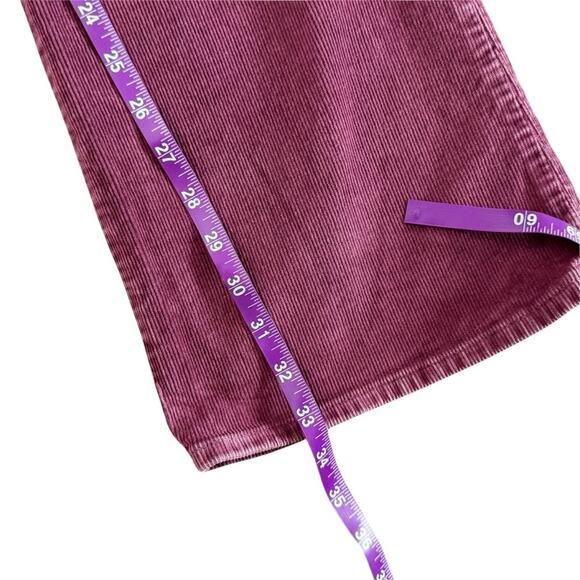 VTG Blue Cult corduroy pants Women's Sz 30 30x33 Mauve low rise bootcut Y2K USA - Picture 12 of 16